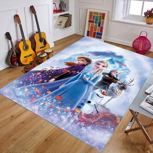 Cartoon Mat Floor Stage for Wedding Living Room Carpet Princess Bedside Rug Living Room Coffee Table Rug Girl Mat Non-slip