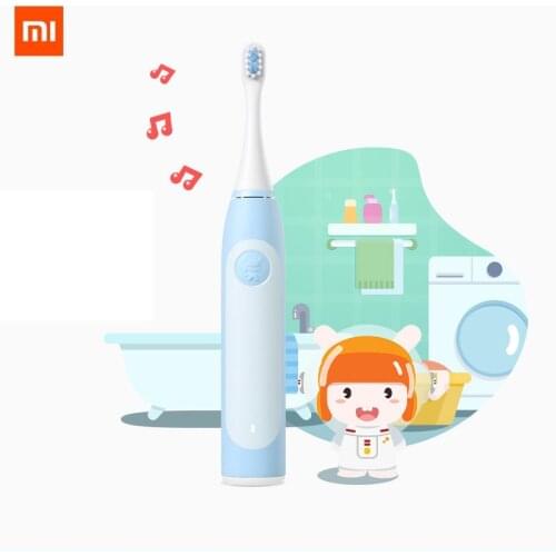 2020 New Xiaomi Mitu Children Sonic Electric Toothbrush Brosse A Dent Electrique Bunny Rechargeable Soft Hair Brushing Cartoon