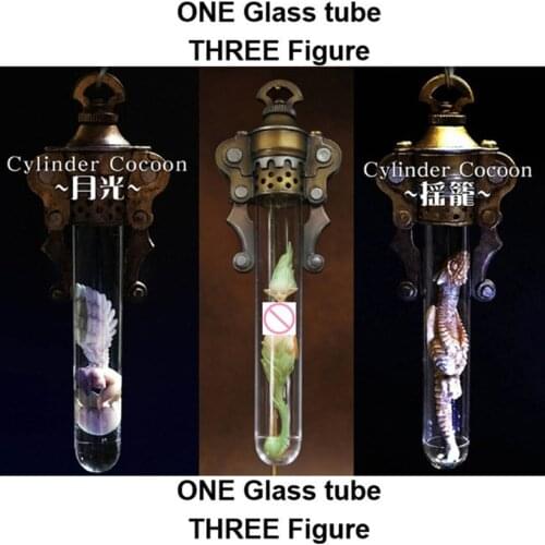 New Unassembled 125mm modern fantasy warrior stand (ONE Glass tube THREE Figure ) Resin Figure Unpainted Model Kit