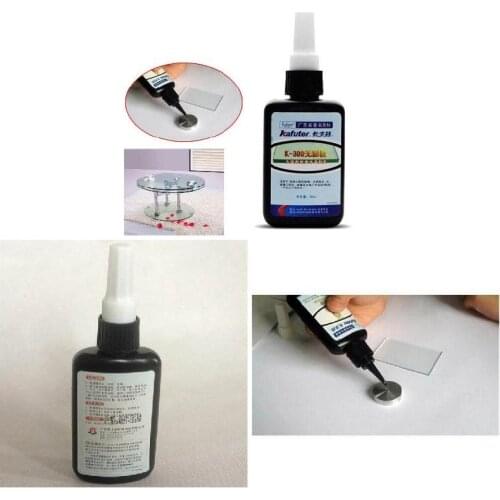 New 50ML K-300 UV Glue Curing Adhesive Transparent Crystal Glass Bonding Repair Liquid Glue