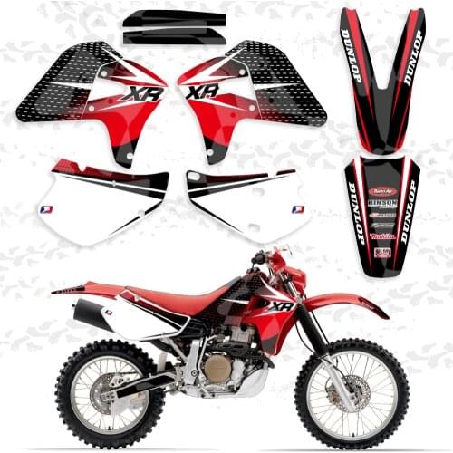 New Style TEAM GRAPHICS & BACKGROUNDS DECALS STICKERS For Honda XR650R XR 650 R 2000 2001 2002 2003 04 05 06 07 08 2009 2010