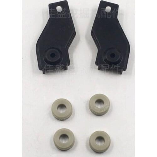 Free shipping for Excavator accessories Kubota 163 165 front glass frame pulley / pulley block / rail ball slide