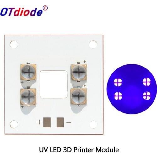 UV LED Lamp Curing Module 40W 3D Printer Purple Light 395nm 405nm 365nm LG6565 Glue Resin Anycubic Photon Exposure Machine Ink