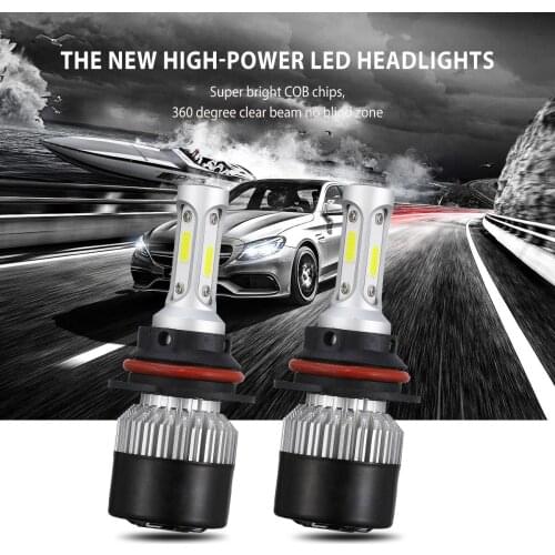 12/24V 44W 8000lm 6500K Car LED Headlight Bulbs Auto Headlamp Led Car Light H4 Hi-Lo Beam H7 H11 H1 H3 9005 9006 9012 COB