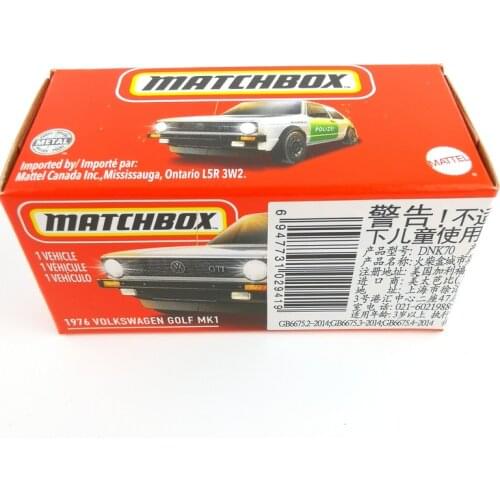 2021 Matchbox Cars 1976 VOLKS WAGEN GOLF MK1 1/64 Metal Diecast Collection Alloy Model Car Toys