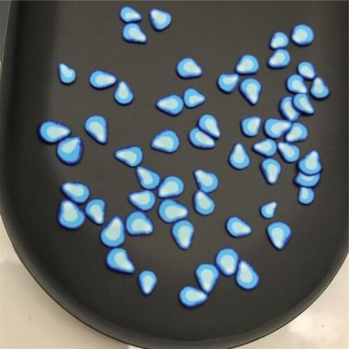 60g Water-drop Polymer Clay Slices Sprinkles for Kids Diy,Craft/Nail Art/Scrapbook Decoration,Filler Polymer Clay Embellishment