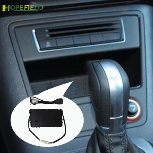 Car wireless charger for Volkswagen Tiguan MK1 2010 to 2016 cableless charge onboard for iphone 12 qi fast charging plate