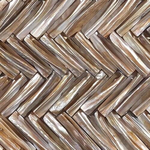 Free shipping! Gorgeous Brown mother of pearl mosaic tiles for kitchen backsplash bathroom shower fireplace house renovation
