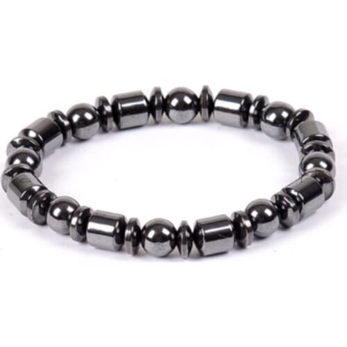 String Beads Body Slimming Weight Loss Bracelet Anti-Fatigue Healing Hematite Beads Magnetic Therapy Bead Wrist Bracelets