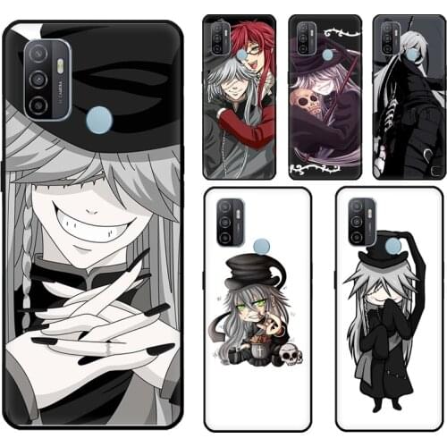 Undertaker Black Butler Kuroshitsuji For OPPO A53 2020 A31 A5 A9 A83 A91 A15 A1K A5S A52 A72 Reno 2 Z 4 Pro F5 F7 Phone Cover