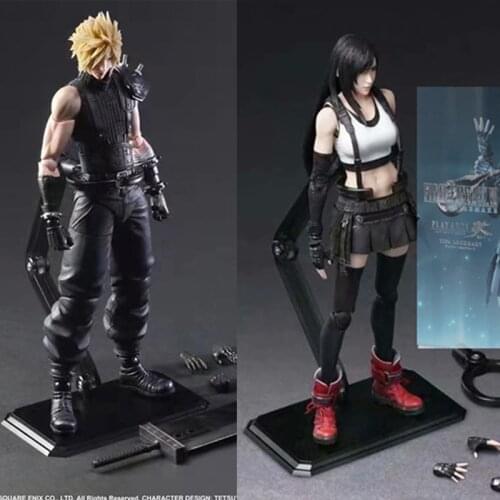 Play Arts Final Fantasy VII Tifa Lockhart Action Figure Remake Toys 25CM