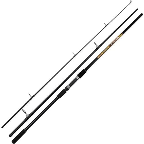 3.3/3.6/3.9M carbon SURF ROD 3 sections insertion fishing rod sea rod distance throwing hard CARP rod