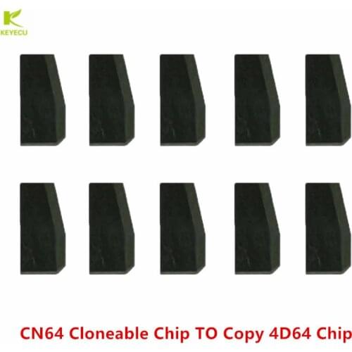 KEYECU 10PCS CN64 Ceramic Cloning Chip 4D64 Cloning for Jeep/Chrysler/Dodge Y160 keys 1998-2004 FOR CN900, CN900mini
