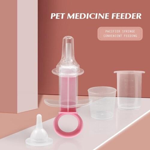 Dogs and cats medicine feeder liquid medicine needle tube dropper type feeder, pet supplementary medication tool