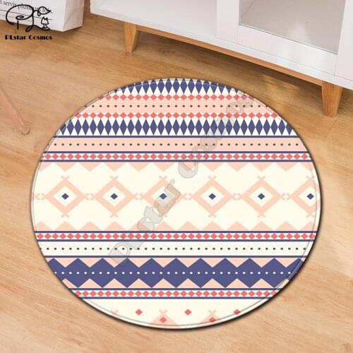 Geometric totem carpet Square Anti-Skid Area Floor Mat 3D Rug Non-slip Mat Dining Room Living Room Soft Bedroom Carpet
