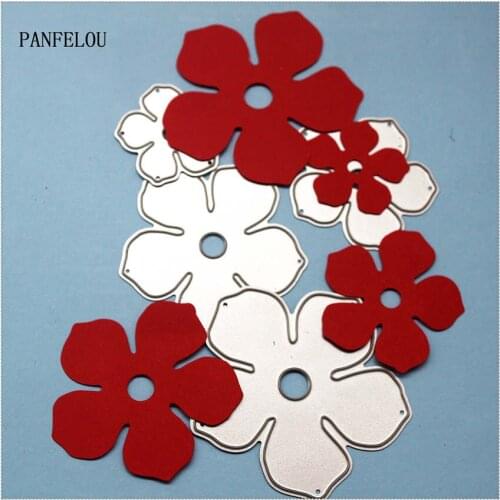 Metal craft Four little flower paper die cutting dies for Scrapbooking/DIY Easter wedding Halloween cards