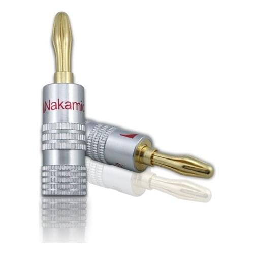 Nakamichi Banana plug Pure copper plating from welding Red and black HiFi/speaker/sound/speaker wire banana plug