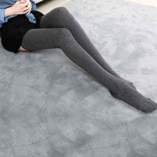 Autumn and winter stockings tall 80cm cotton socks thigh socks women over-the-knee socks, tall women growth stockings lengthened