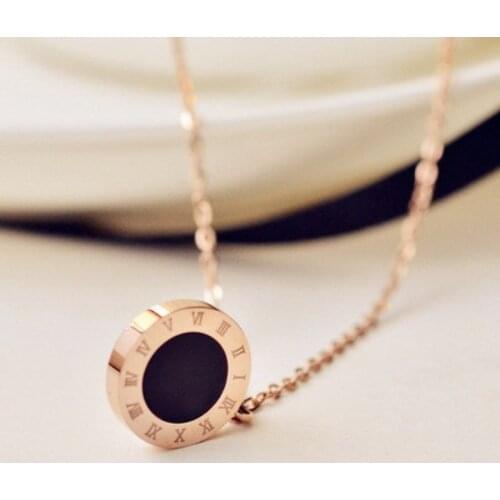 Stainless Steel Necklace For Women Roman Necklaces Choker Shell Womens Neck Chain Fashion Jewelry Accessories Free Shipping