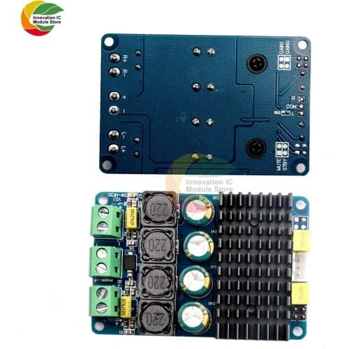 Ziqqucu TDA7498 HF20 Audio Power Amplifier Module Dual Channel 2x100W Amplifier DC 8-32V Digital Amplifier Board