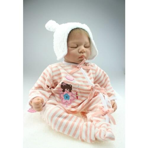 Lifelike Silicone Vinyl Soft Gentle Touch Reborn Baby Doll Fashion Doll Toys For Children Adult Collection Hobbies