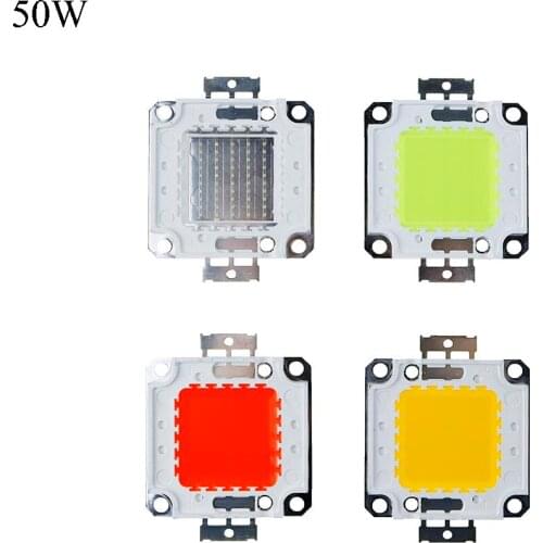 10W 20W 30W 50W COB LED Chips high power DC30V-34V Integrated Source SMD For Floodlight Spotlight Red Green Yellow Blue outdoor