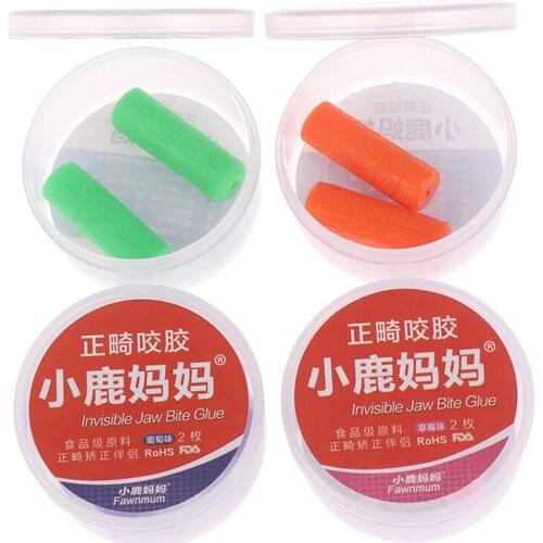 High Quality 2pcs/lot Tooth Chew Aligners for Tooth Aligner Chewies Aligners Tray Seaters Purple Grape Taste