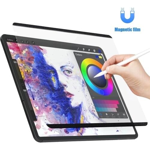 HOCE Paper Feel Screen Protector Film For iPad Pro 11 2021 2020 2018 iPad Air 4 10.9 10.2 Removable Magnetic Attraction For iPad