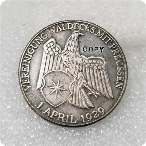 1929 Weimar Into The Belarus Free State Of Waldeck European Coins COPY