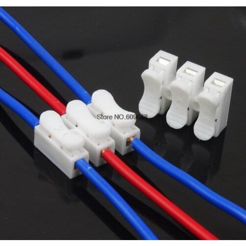 3P G7 Spring Wire Quick Connector Splice With No Welding No Screws Cable Clamp Terminal 3 Way Easy Fit Led Strip terminal block