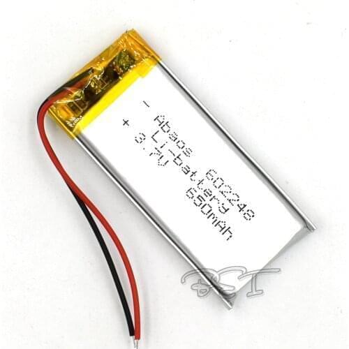 5Pcs Lithium Polymer Battery 602248 3.7V 600mah Rechargeable Liion Cell Li-Po For DVD PAD PDA MP5 GPS Digital Product Navigator
