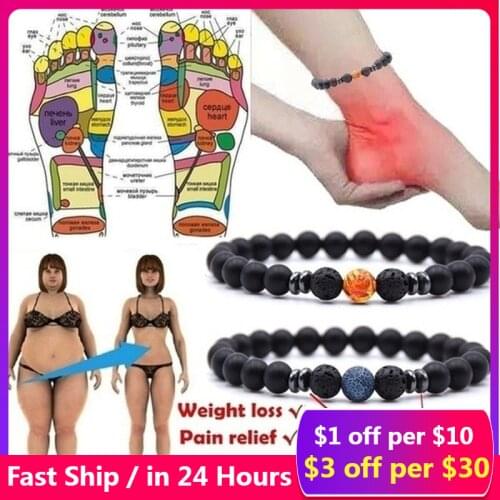 1 Piece Fashion Men and Women Bracelet Magnet Health Slimming Bracelets for Loss Weight Anklet for Women Fat Burner