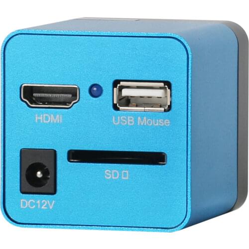 1080P SONY Sensor IMX307 Digital Video Microscope Mouse Control Measureing Industrial Camera C Mount SD Disk Soldering Recorder