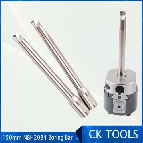 Good price SBJ2025-150 1PCS boring bar NBH2084 extra length holder cylinder tool 150mm tool shank for NBH2084 boring system head