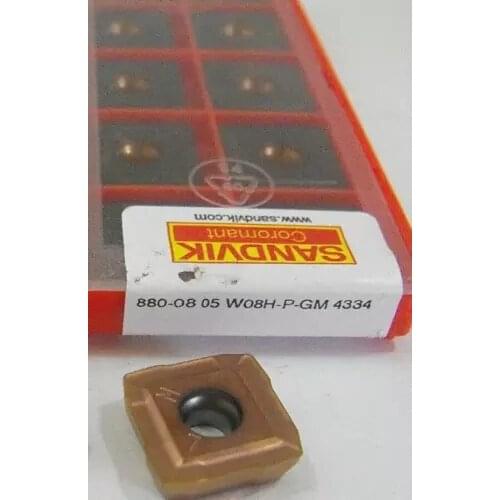 10PCS CARBIDE INSERTR 880-0805W08H-P-GM 4334