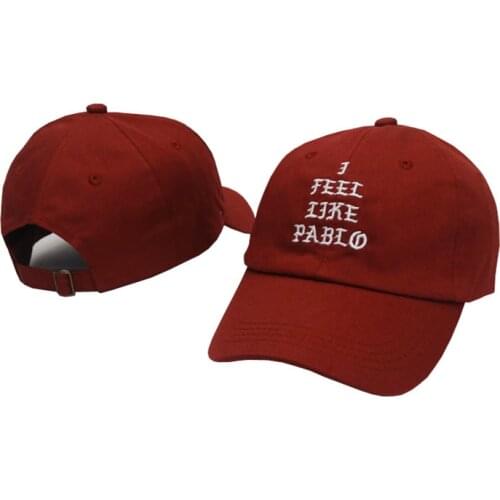 Kanye West Brand I feel like pablo Fashion Golf Swag Cap Pray Palace Dad Hat Sun Cotton Women and Men Baseball Cap Snapback