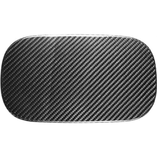 Fuel Tank Cover Smooth Wear-resistant Carbon Fiber Fuel Tank Cap Cover Trim for Volvo XC60 2018-2020