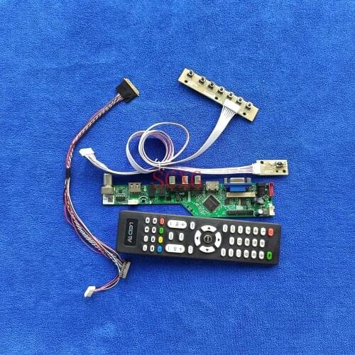 LVDS 40 Pin For B156XTT01.0 B156XTT01.2 B156XTT01.3 1366*768 Analog signal HDMI-compatible VGA USB AV Matrix drive board LED Kit