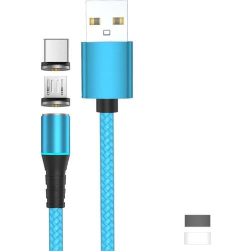 Magnetic Adsorption 5A Fast Charging Cable Wire Micro USB Type-C Plug for Phone USB-C Type-C Cable Wire Cord