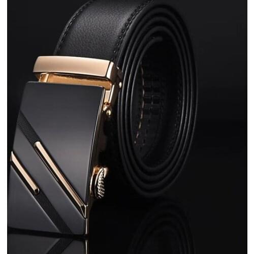 New Famous Brand Belt Men Top Quality Genuine Luxury Leather Belts For Men,Strap Male Metal Automatic Buckle