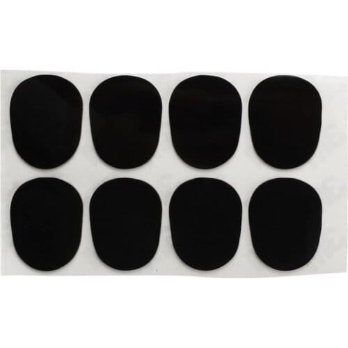 New 8 Patches Pads Cushions Nozzle for Alto Saxophone 0.8mm Black