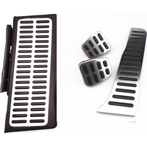 Car Foot Pedal, Fuel Gas Pedal, Brake Pedal, Trim for Audi Q3 2013-2018 LHD, Car Styling Accessories