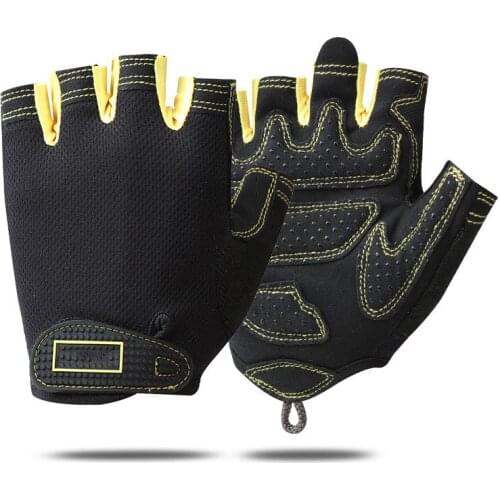 HOT Cycling Anti-slip Anti-sweat Men Women Half Finger Gloves Breathable Anti-shock Sports Gloves Bike Bicycle Glove