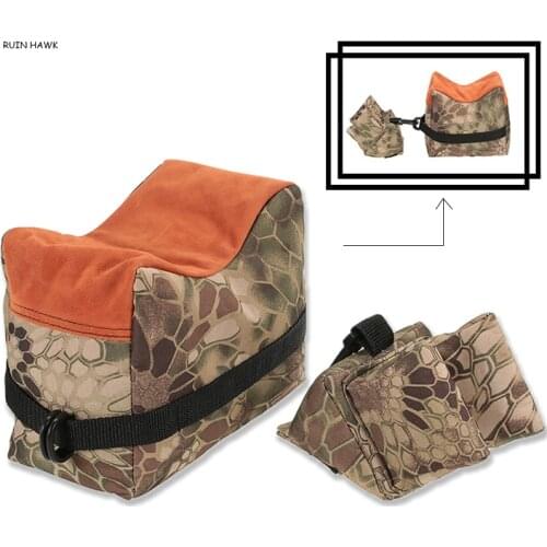 Front & Rear Hunting Rifle Target Tactical Bench Support Sandbag Sniper Rifle Gun Shooting Rest Bag Stand Set Gun Accessories