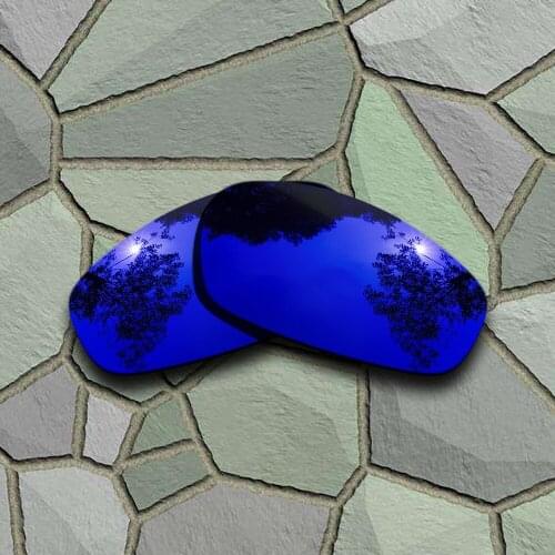 Violet Blue Sunglasses Polarized Replacement Lenses for Oakley Split Jacket