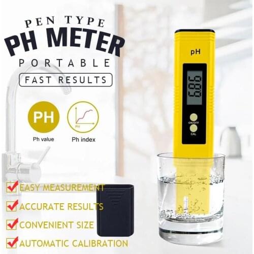Portable Pen Type PH Meter Water Quality Tester Temperature Meter Portable Pen Type PH Meter Aquarium Swimming Pool
