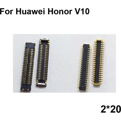2pcs FPC connector For Huawei Honor V10 LCD display screen on Flex cable on mainboard motherboard For Huawei Honor V 10