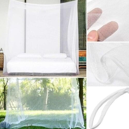 Simple Square Top Mosquito Nets Camping Travel Mesh Foldable Mosquito Nets Summer Portable Outdoor Large Mosquito Nets