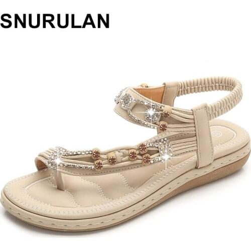 SNURULANWomen Shoes Comfy Platform Sole Ladies Casual Soft Woman Slippers Wedge Comfortable Sandal Outdoor Summer Beach FlipFlop