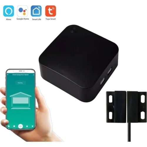 Tuya WiFi Smart Garage Door Switch Wireless Remote Control Timing Switch Google Voice Control